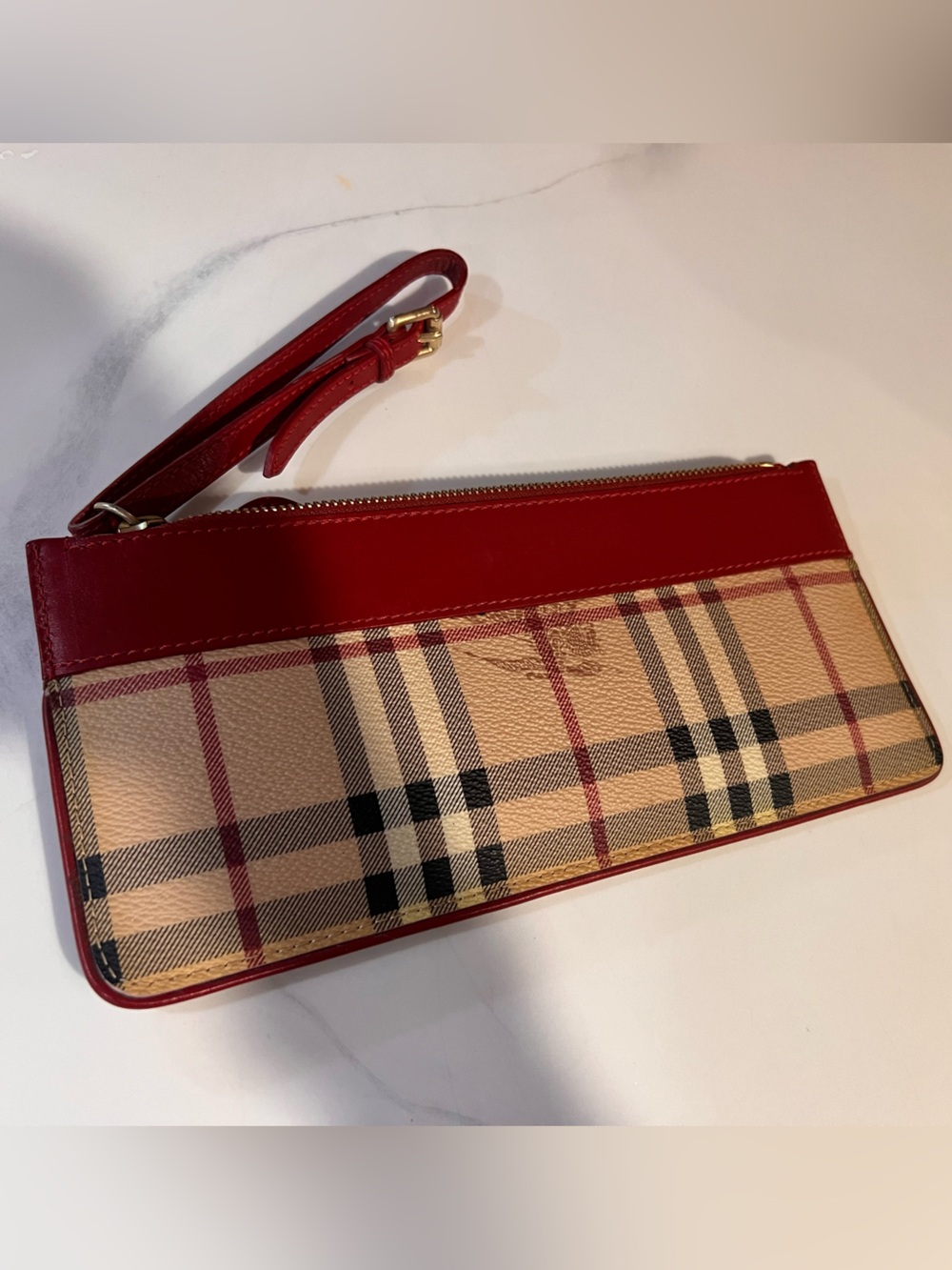 Authentic Burberry clutch great pre-owned